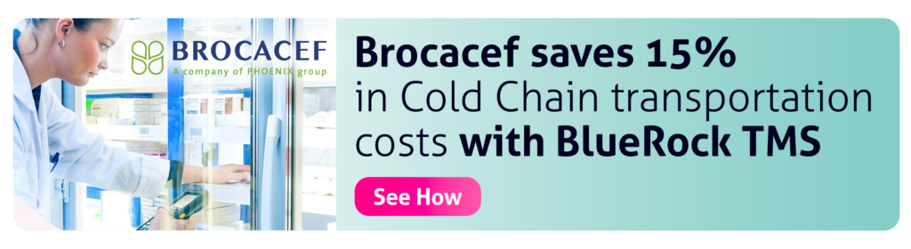 Brocacef saves 15%  in Cold Chain transportation  costs with BlueRock TMS